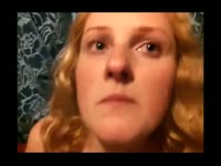 [ Shit Fetish Sex ] Blond MILF eats her husband's warm shit